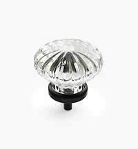 Glass Rosette Knobs