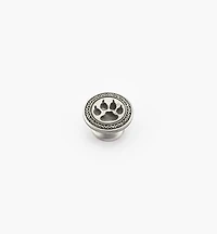 Pewter Wolf Paw Knob