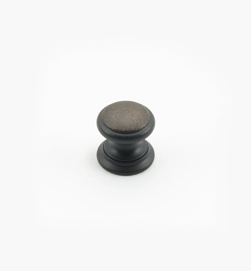 Bevelled Brass Round Knobs