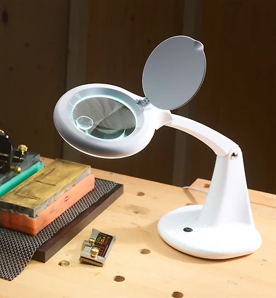 LED Tabletop Magnifying Lamp