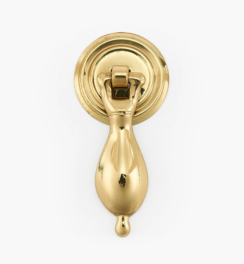 Brass Teardrop Pattern Pulls