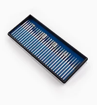 Jeu de 30 râpes diamantées de qualité industrielle