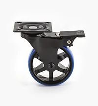 Spoked Aluminum Casters