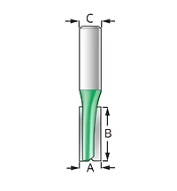 Straight Cutter Router Bits – Imperial, 1/4" Shank