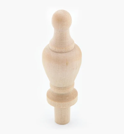 Fleuron colonial en bois dur