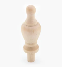Fleuron colonial en bois dur