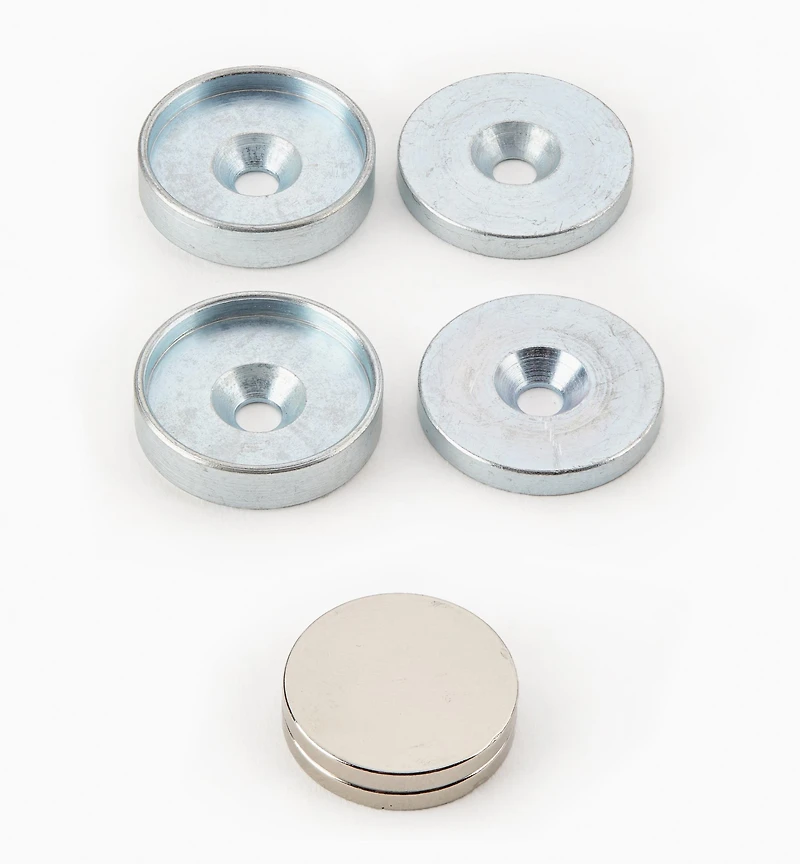 Rare-Earth Magnet, Cup & Washer Sets