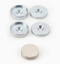 Rare-Earth Magnet, Cup & Washer Sets