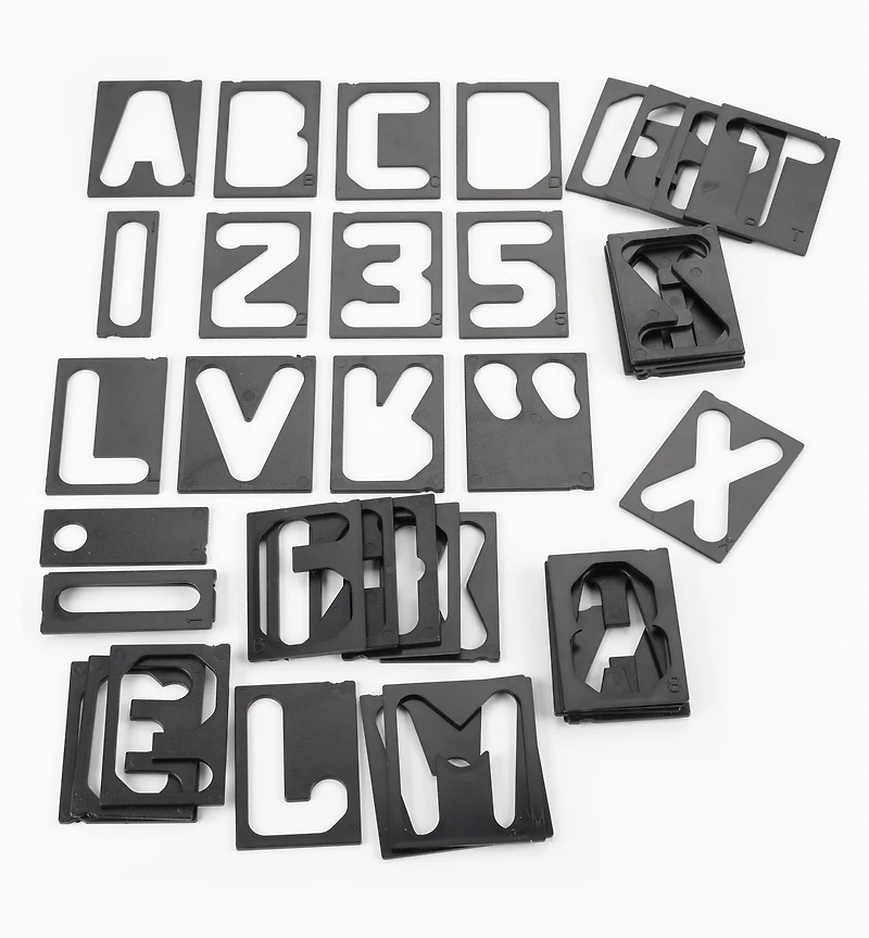 Extra Letter Sets for Router Template Set