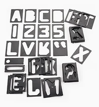 Extra Letter Sets for Router Template Set