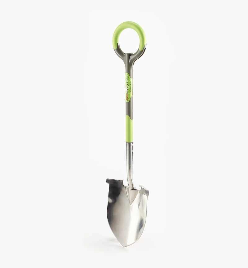 Radius Ergonomic Stainless-Steel Shovel