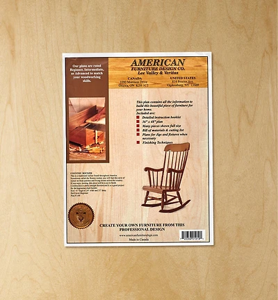 Country Rocker Plan