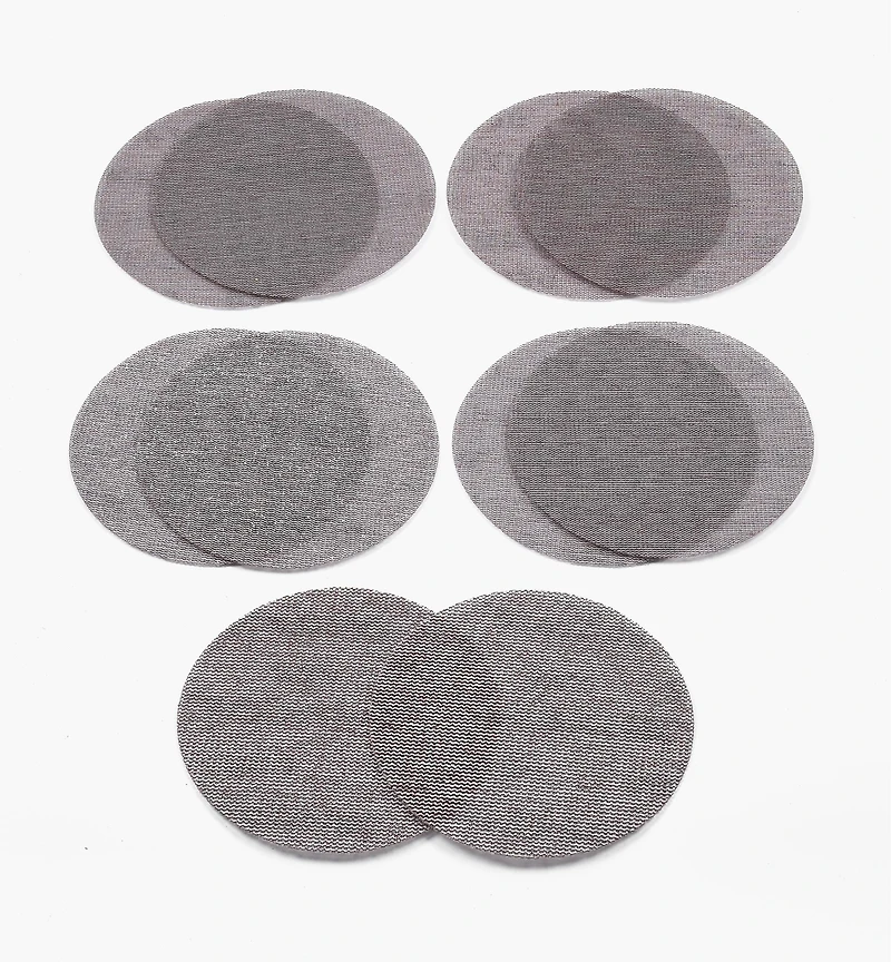 10-Pc. Sample Pack of Mirka 5" Abranet Grip Discs