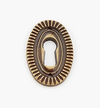 Vertical Cast Ribbon Escutcheons