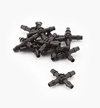 1/4" Cross Connectors for Irrigation Systems