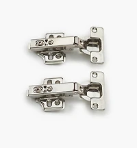 Soft-Close Stainless-Steel Euro-Style Cup 105° Overlay Hinges