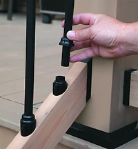 Angled-Base Stair Adapters for Titan Snap 'N Lock Baluster System