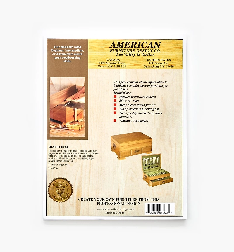 American Furniture Silver Chest Plan