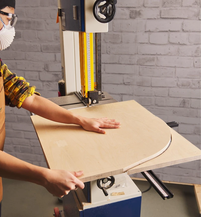 Circle-Cutting Jig with Support