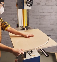 Circle-Cutting Jig with Support