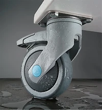 Levina 100mm Stainless-Steel-Plate Caster