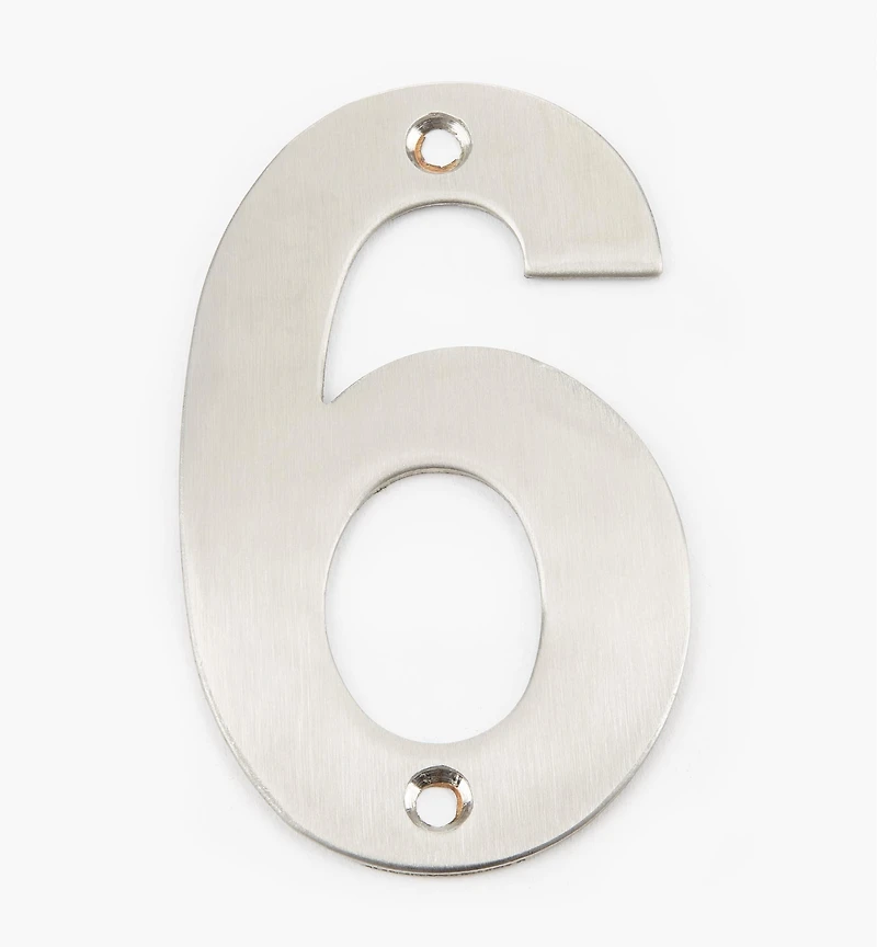 Chiffres de maison en acier inoxydable