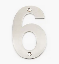 Chiffres de maison en acier inoxydable