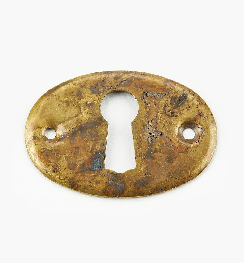 Pressed Old Brass Escutcheons
