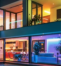 32' Color-Controlled RGB+W LED Tape Light Set, 60+60 LEDs/m