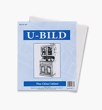 Pine China Cabinet Plan