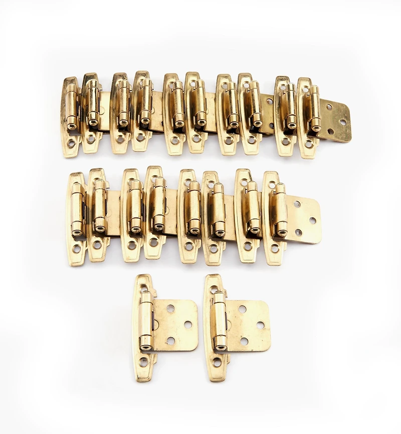 Belwith Brass Flush-Mount Self-Closing Hinges