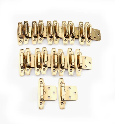 Belwith Brass Flush-Mount Self-Closing Hinges