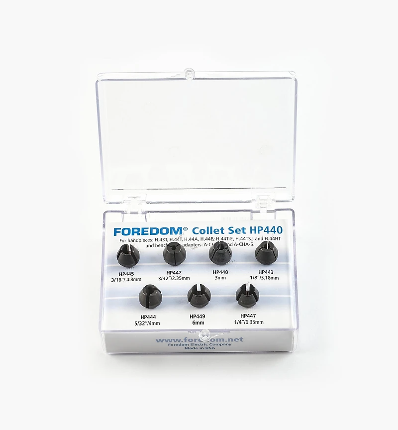 Jeu de 7 pinces pour pièce à main Foredom no 44T