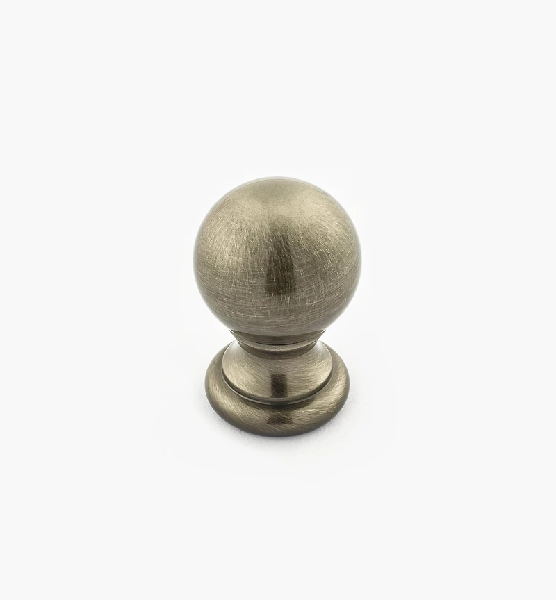 Turned Brass Ball Knobs