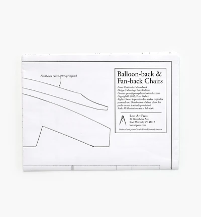 Plans from Chairmaker's Notebook