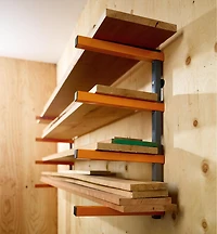 Bora Four-Shelf Lumber Rack