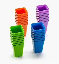 2 1/2" Multicolor Pots