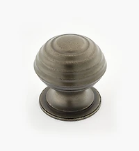 Turned Brass Ridged Knobs