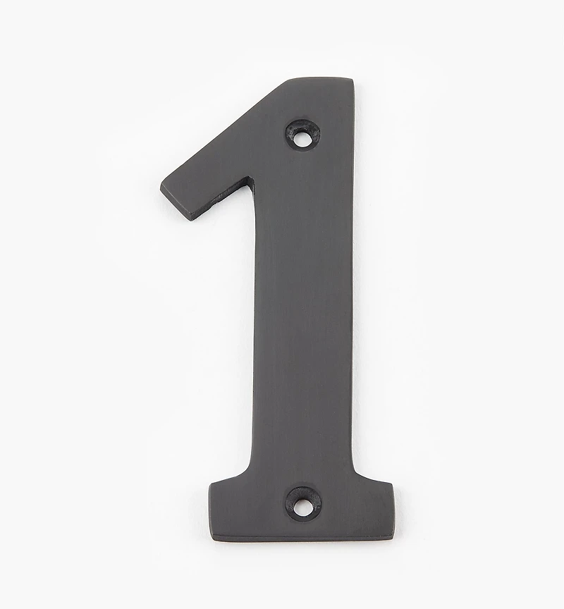 Standard Cast Brass House Numbers