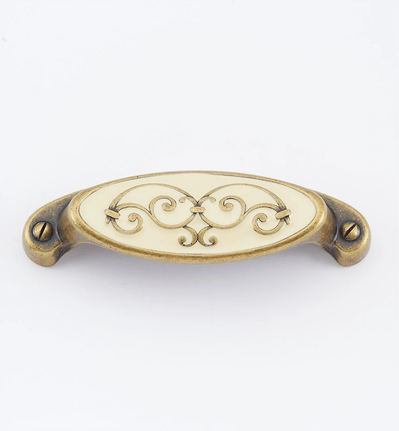 Filigree Oval Shell Pulls