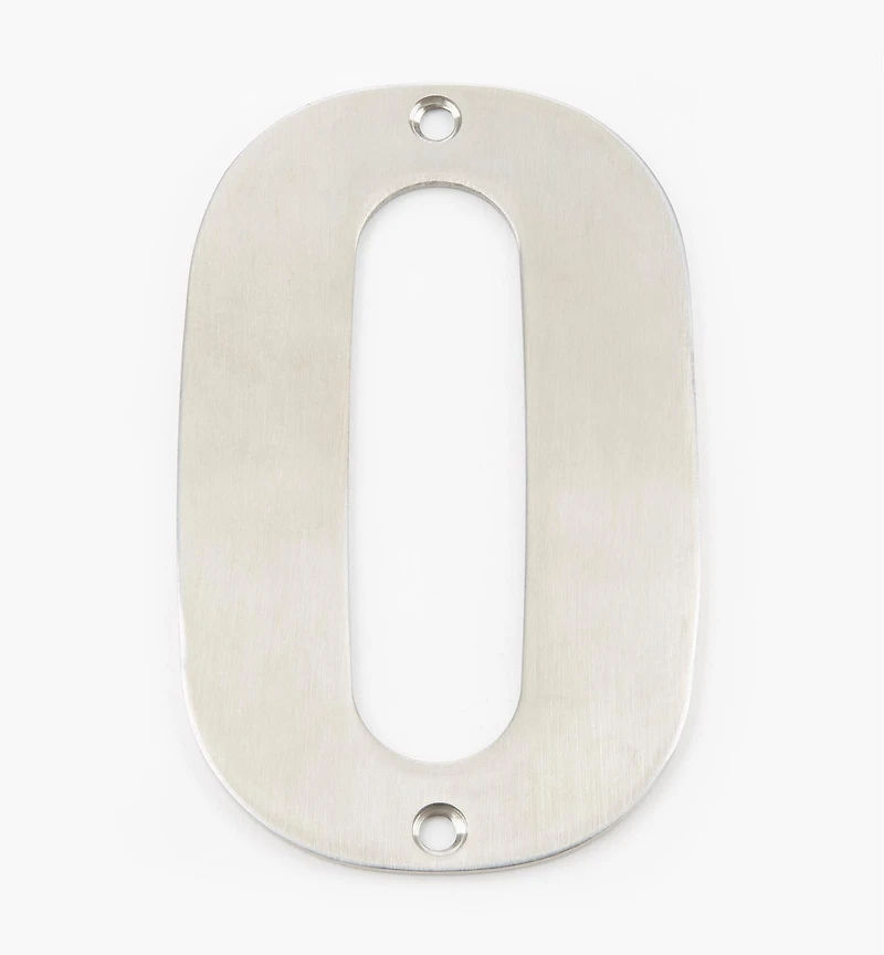 Chiffres de maison en acier inoxydable