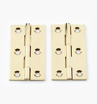 Extruded Brass Fixed-Pin Butt Hinges