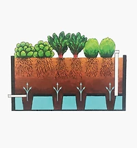 Self-Watering Raised-Bed Hardware