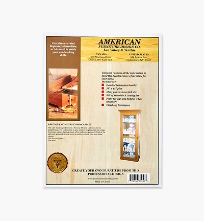 Precious Moments Curio Cabinet Plan