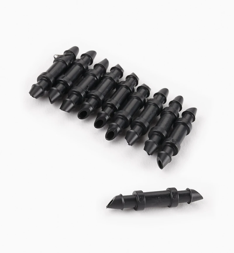 1/4" Straight Connectors for Irrigation Systems