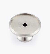 Veritas Stainless-Steel Large Smooth Insert Knobs