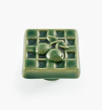 Boutons en céramique à motif de cerise