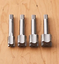 Tarauds pour broche de tour à bois