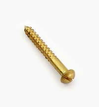 Round-Head Brass Screws