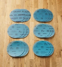 18-Pc. Sample Pack of Mirka 5" Galaxy Grip Discs